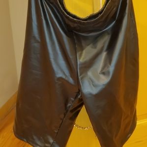 Pleather fashion shorts